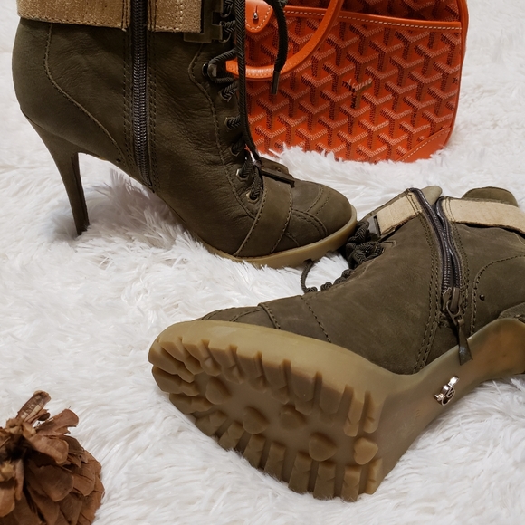 Rachel Zoe Lace Ankle Higheel Booties - Picture 5 of 5